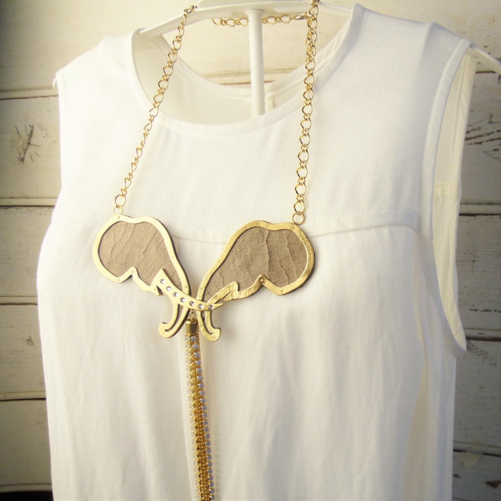 Elephant necklace ~TWO FACES~